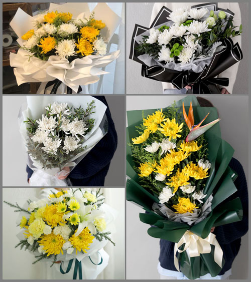 安徽六安市霍邱县白莲乡沣西村白事花束代送